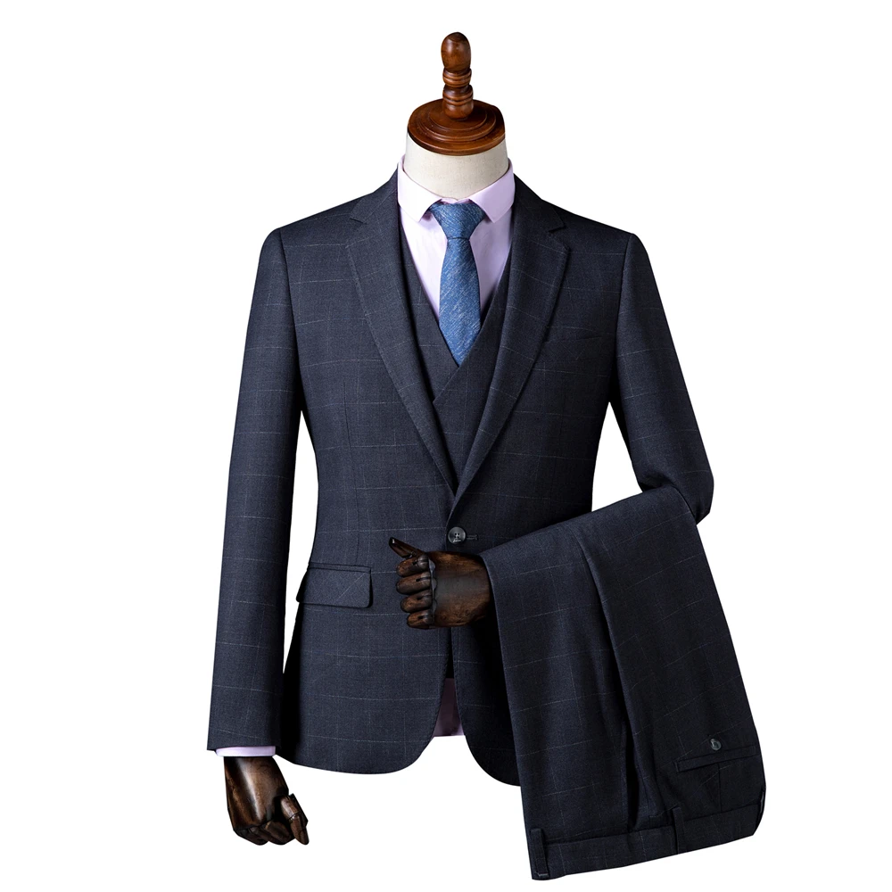 OSCN7 2019 клетчатые Костюмы Под заказ для мужчин Slim Fit Свадебная вечеринка мужской s