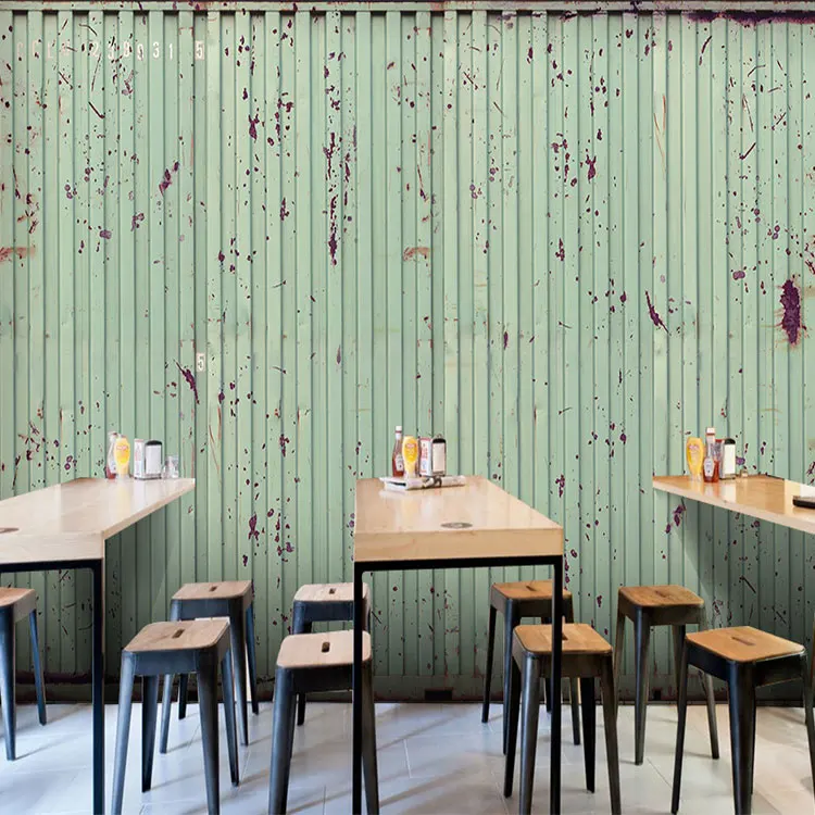 

Photo wallpaper rust container mural warehouse studio bar clothing store study office background warm color wallpaper mural