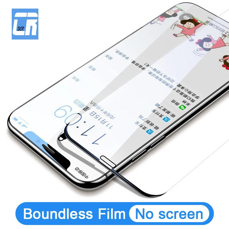 200D, без края, большое окно, не загорается, закаленное стекло для iPhone X, XR, XS MAX, защита на весь экран для iPhone 6, 6 S, 7, 8 Plus, стекло