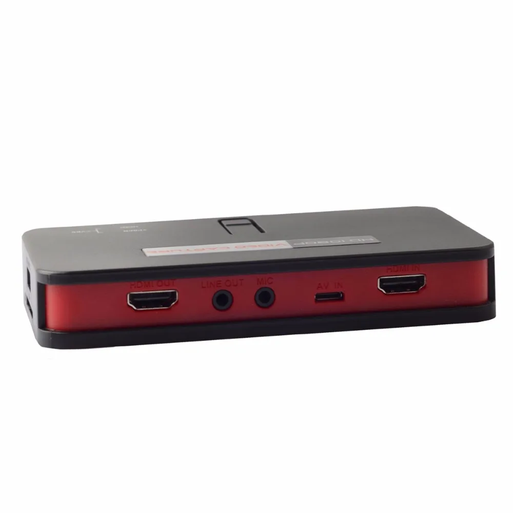 Ezcap 284 HDMI 1080P HD Карта видеозахвата с HDMI/AV/Ypbpr входом HDMI выходом сохранить 1080 P/720 P видео в USB флэш-накопитель/SD
