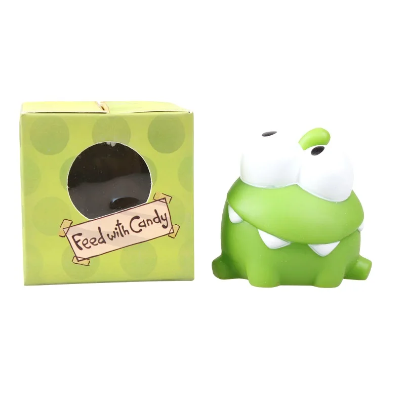 Skyleshine 7 шт. в партии 7 см Cut The Rope Фигурки игрушки подлинные Ом ном куклы со звуком Kawaii Монстр# ML253