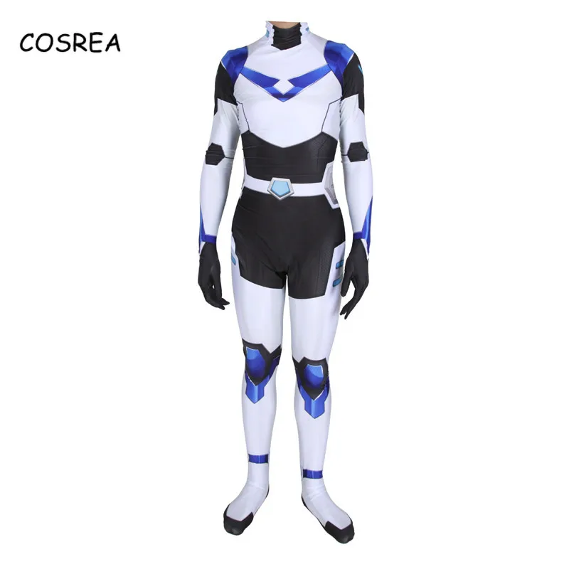 Voltron Косплей Defender of The Universe Onesie Взрослый полный боди спандекс костюм костюмы на