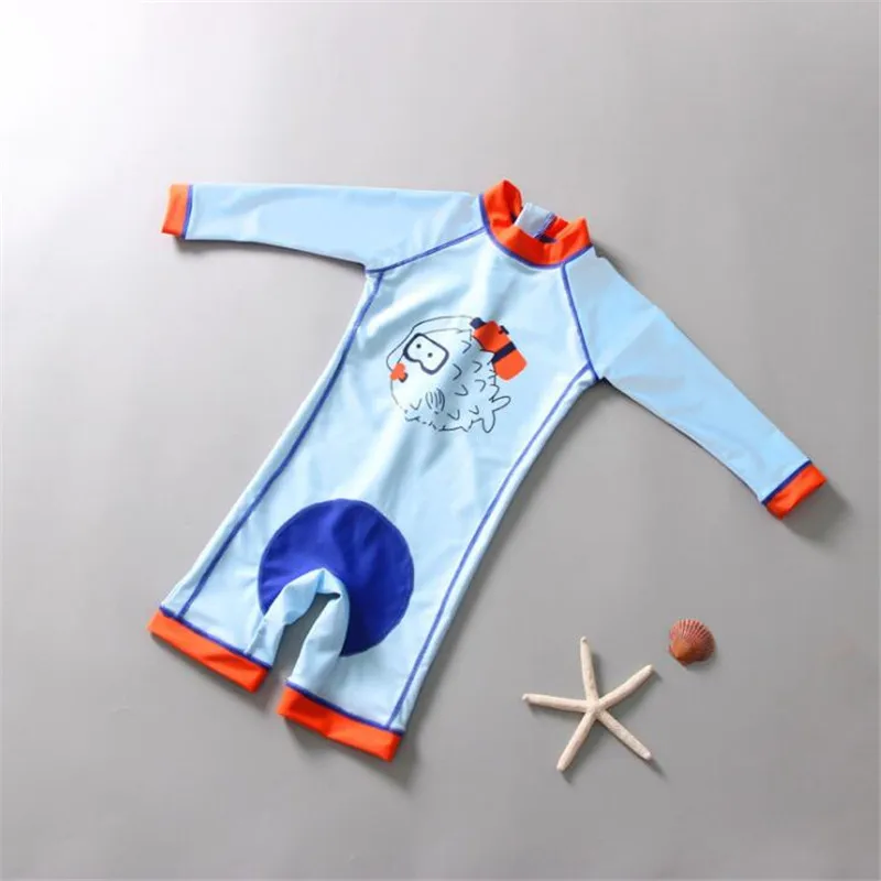 Детский слитный купальник для мальчиков Быстросохнущий серфинга детский и