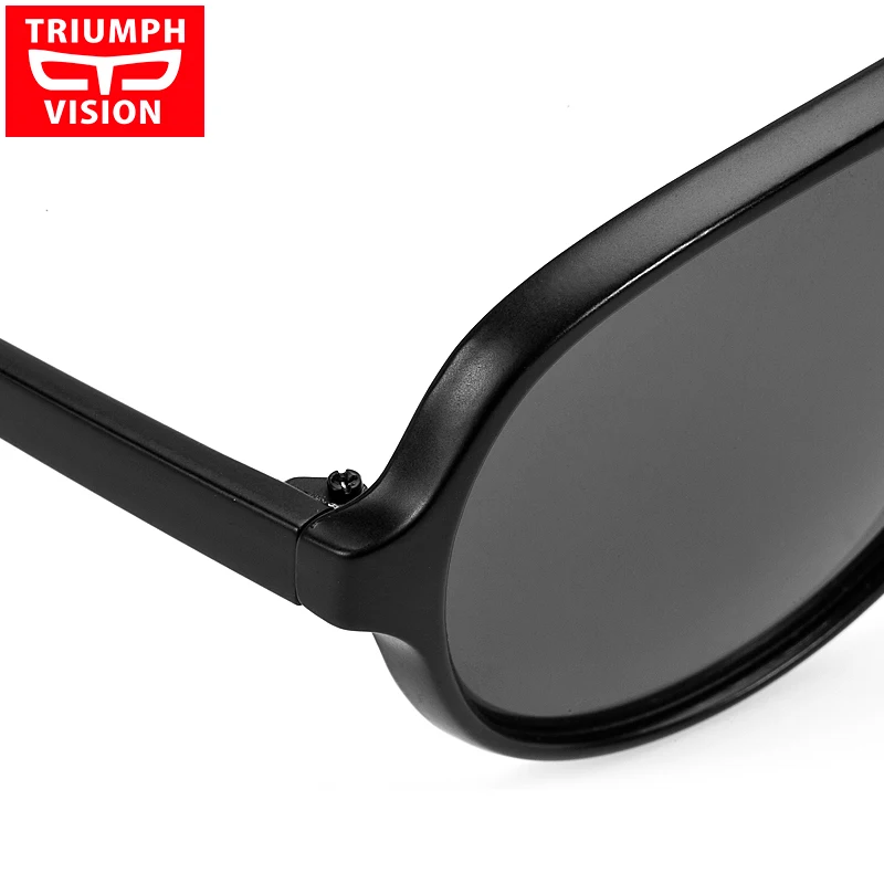 Триумф видения черный солнцезащитные очки-авиаторы Для мужчин бренд Оттенки Óculos