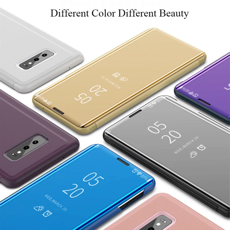 Роскошный зеркальный чехол 1+ 7 Pro с умным окошком для Oneplus 6 6T 7, кожаный чехол 360 с полной защитой для Oneplus7pro Carcasa