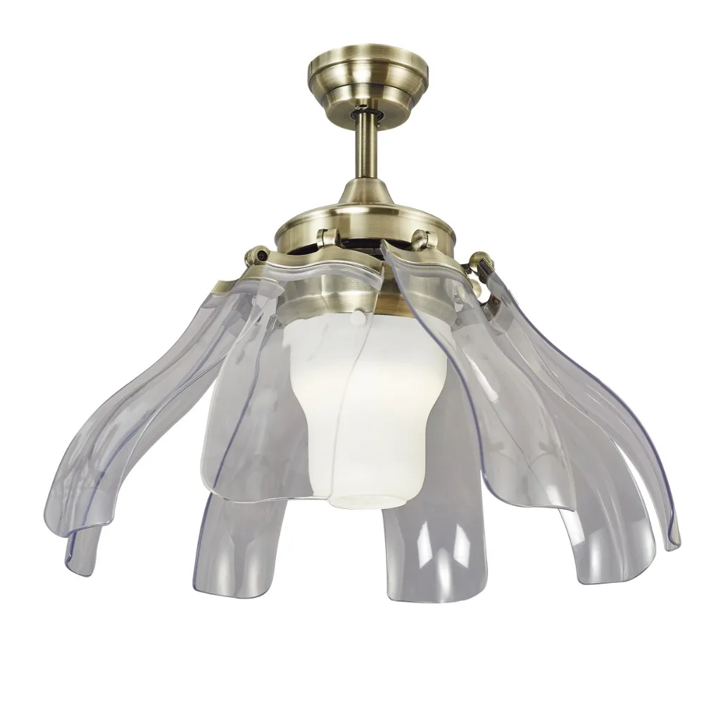 Винтаж потолок вентилятор светодиодный потолочный светильник с Дистанционное