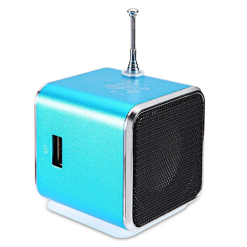 Bluetwos TD-V26 Mini Bluetooth Speaker FM Radio Digital LCD Sound Micro SD/TF Card Portable Music Stereo Loudspeaker | Электроника