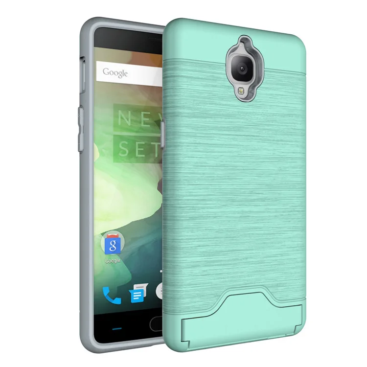 Oneplus 3 Case High Quality Anti-knock TPU&ampPC Plastic Dual Armor Cover Brushed Back For OnePlus 3T Mobile Phone | Мобильные