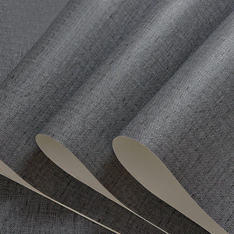 Простые обои beibehang, имитация льна, нетканые обои для стен, 3 d обои, флок, нетканый фон для гостиной, телевизора