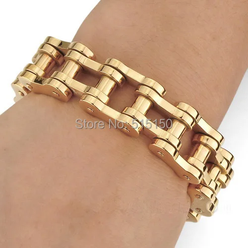 20 мм огромная и тяжелая Мужская Золотая цепочка для мотоцикла мальчиков модные