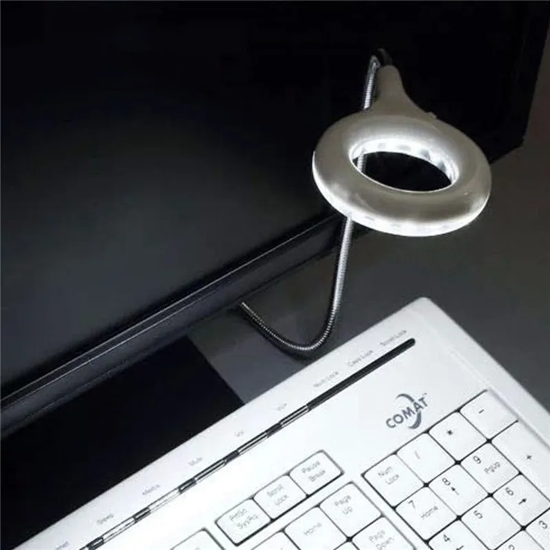 FUNN-портативный ультра яркий гибкий светильник USB лампа для чтения увеличительное стекло с переключателем 18 Led USB гаджеты Plug And Play для P