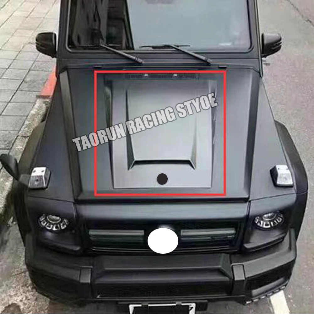 W463 B Стиль карбоновое волокно крышка двигателя капот отделка для Mercedes Benz G Class G500 G63