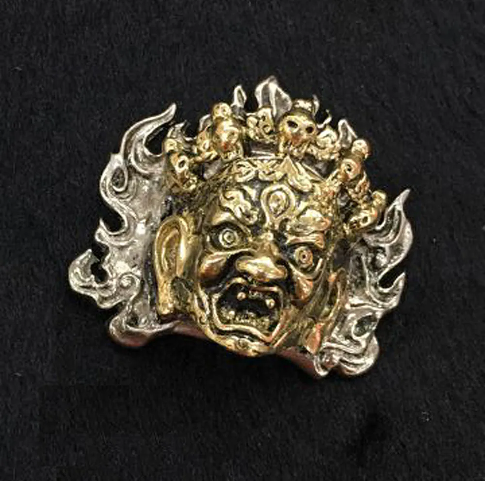 MAHAKALA тибетский буддийский алтарь байкерский кошелек коннектор цепи твердая