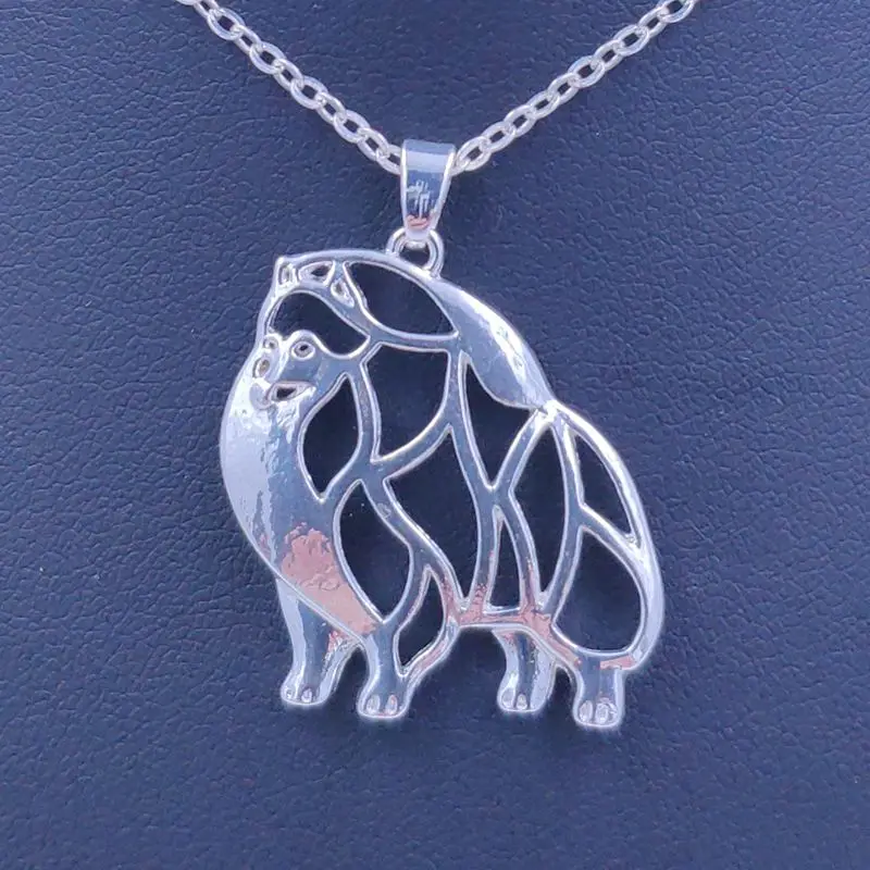 Ожерелье из померанского Тедди с подвеской в виде собаки ювелирное изделие