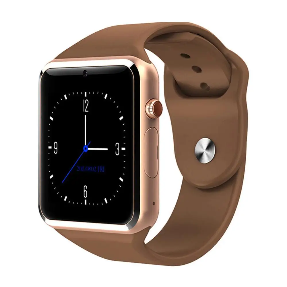 Gold 2 Смарт-часы с камерой sim-карты наручные часы Bluetooth Smartwatch Relogio для Apple samsung huawei pk DZ09 X6 - Цвет: Gold 2