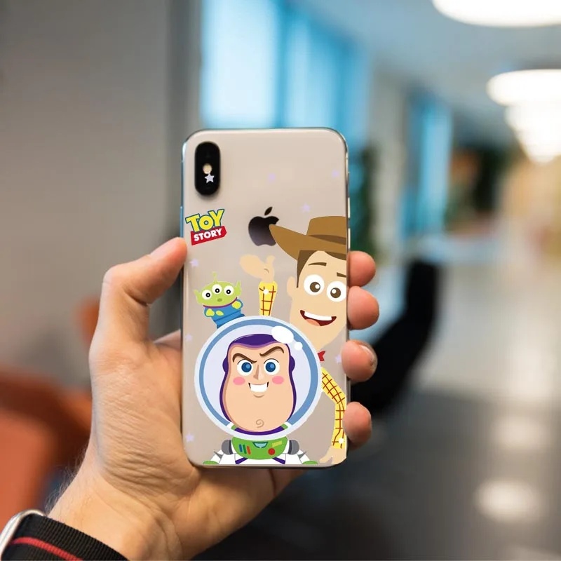 TPU Игрушка история инопланетяне Монстры Мультфильм Прозрачный Мягкий ТПУ силиконовый чехол для iPhone 11Pro 5S SE XS Max XR X 6 6S 7 8 Plus - Цвет: TPU