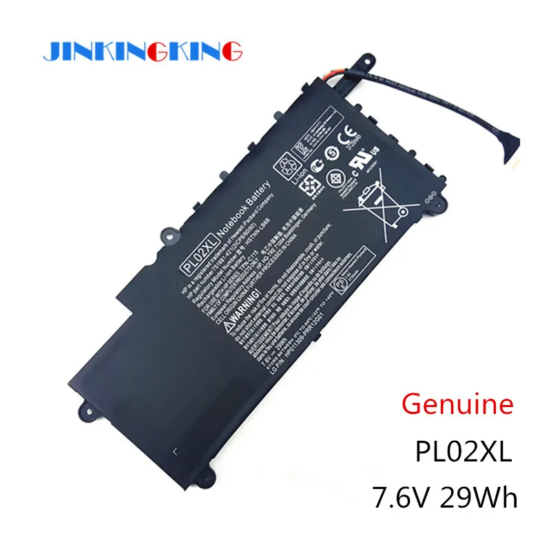 

7,6 V 29wh Korea cell PL02XL Аккумулятор для ноутбука HP Pavilion 11 X360 11-n011dx 11-N030TU 751875-001