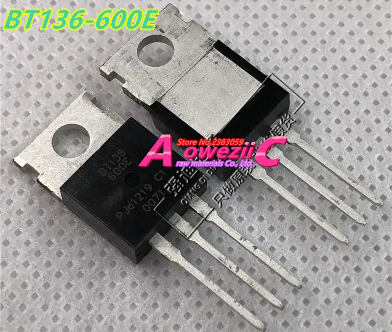 Aoweziic 2015 + 100% новый импортный оригинальный BT136 BT136-600D BT136-600E до-220 ТРИАК три 600 в 4A
