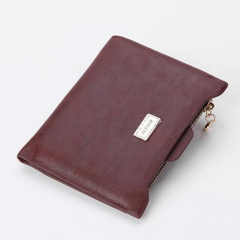 BOGESI нового модного бренда на молнии пу кожаная монета держатель для карт