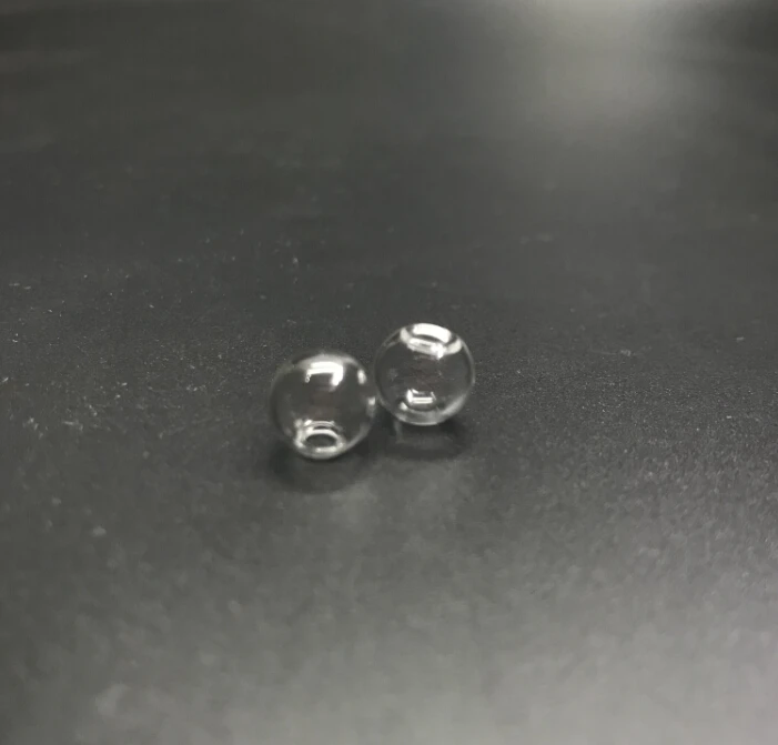 Круглые стеклянные шарики 8 мм с отверстиями бутылкой желаний подвески флакон