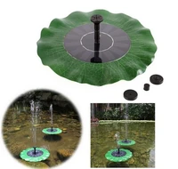 solar energy lotus leaf fountain floating pool pond lake small garden fountain multi nozzle aerated water flow