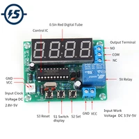 4bit 0 5in dc 3 5v 5v led electronic clock module 24 hours timer 51 single chip microcomputer cycle timer switch