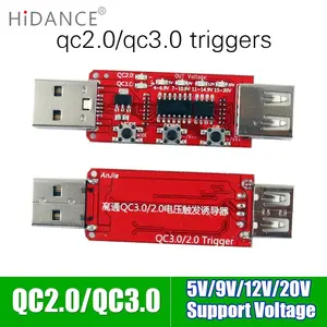Автоматический USB-тестер Qualcomm QC2.03,0, измеритель напряжения, амперметр, быстрая зарядка, внешний аккумулятор, триггер напряжения
