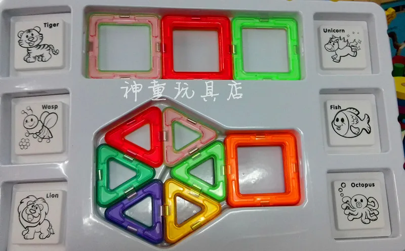 Магнитного листа 20 шт. дети развивающие игрушки интеллектуальная построенный