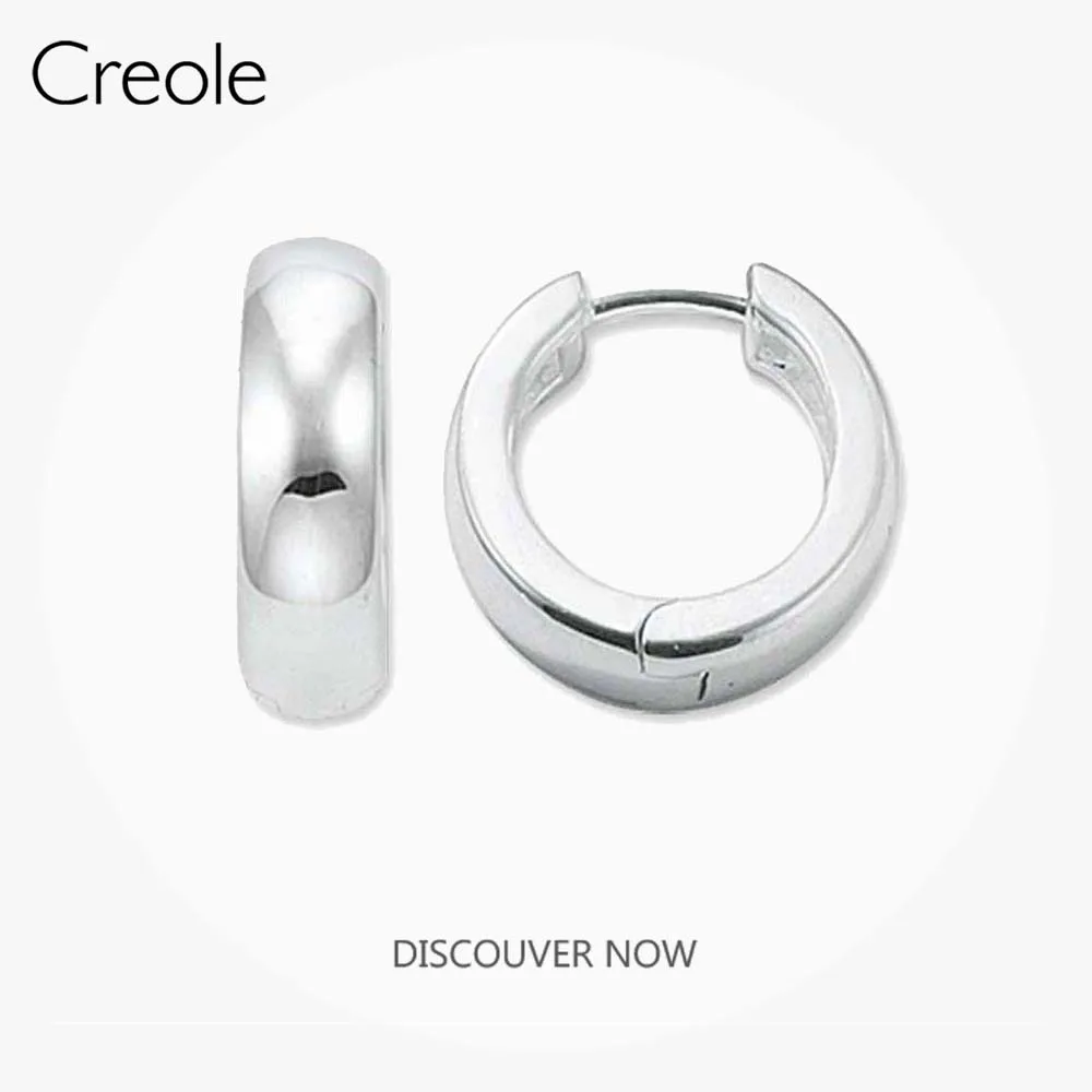 Серьги-Обручи На Петлях классические средние 2019 аксессуары модные ювелирные