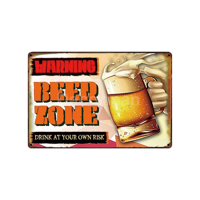 [DecorMan] HAVANA BEER MAN CAVE EXIT VIP металлические оловянные вывески без курения оптовая