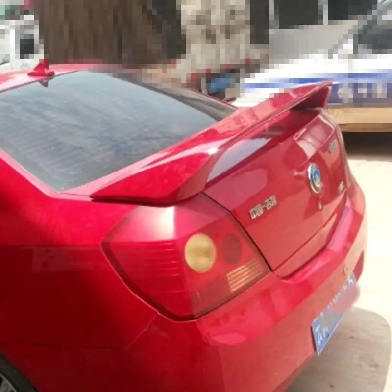 Для GEELY MK 2010 2011 2012 2013 задний багажник на крыше крыло спойлер высокого качества со стоп-сигналами светильник ABS спойлер из материала для geely MK