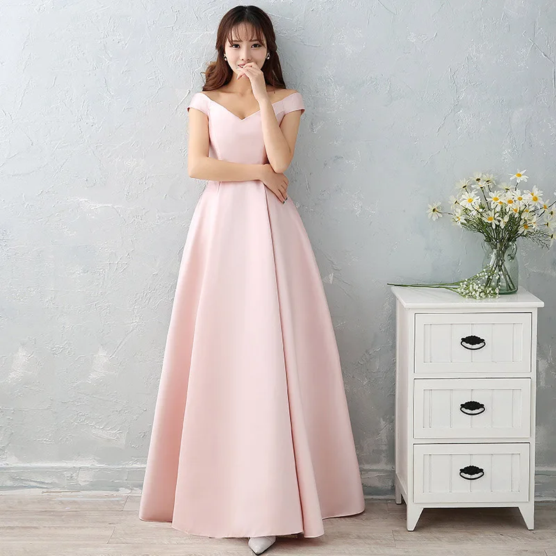 Дешевые Серебристые вечерние платья JIERUIZE длинные платья-трапеции с V-образным