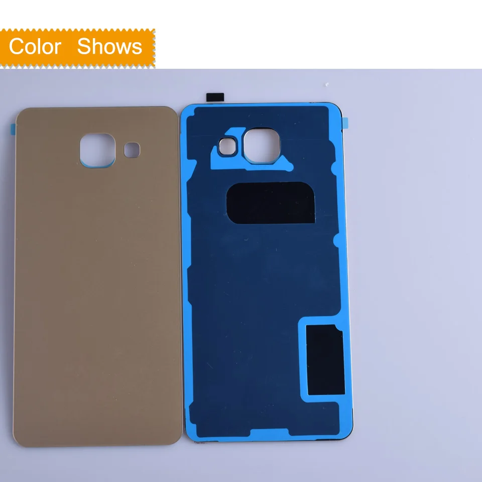 Gold 10 шт./лот для Samsung Galaxy A5 A510 A510F A5100 корпус крышка батареи задняя крышка чехол задняя дверь шасси A5 оболочка - Цвет: Gold