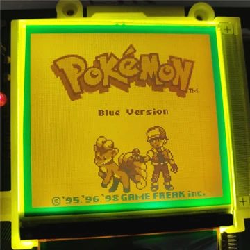 Цвет: желтый White,Yellow, Red, Blue, Pink, Green DIY backlight Polarizer Film For GameBoy Classic DMG-01 and GBP Console - Цвет: Цвет: желтый