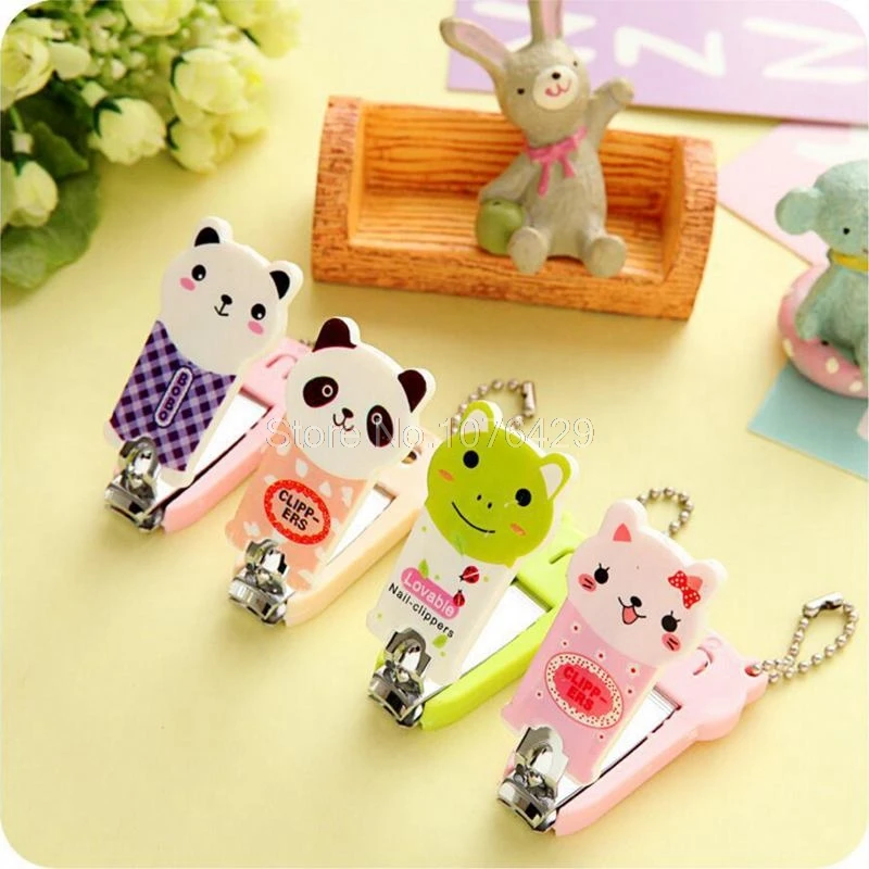 Мультфильм Креативные милые животные изображения ножницы маникюрные кусачки