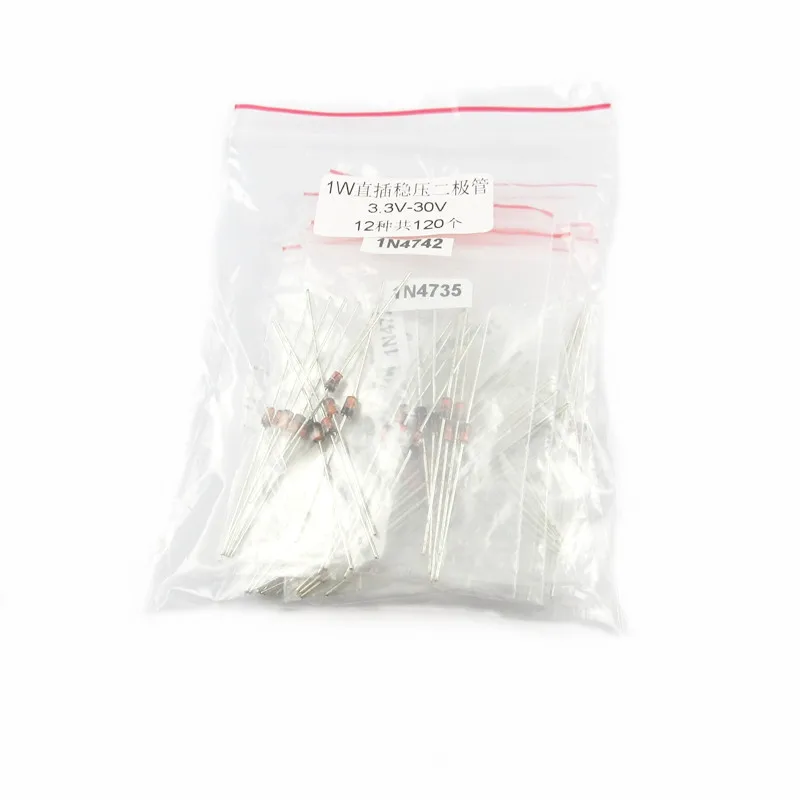 Диод 1 Вт Напряжение Регулируемый диод Пакет компонентов упаковка обычно
