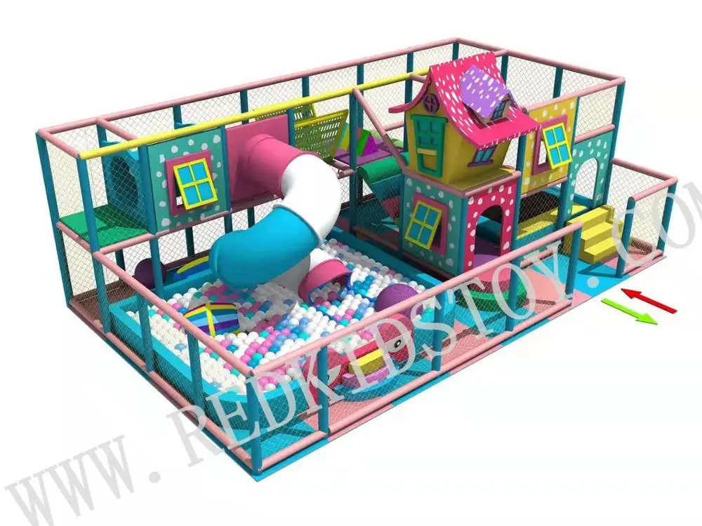 Мягкая детская игровая площадка изготовленная на заказ по стандарту ЕС с милыми