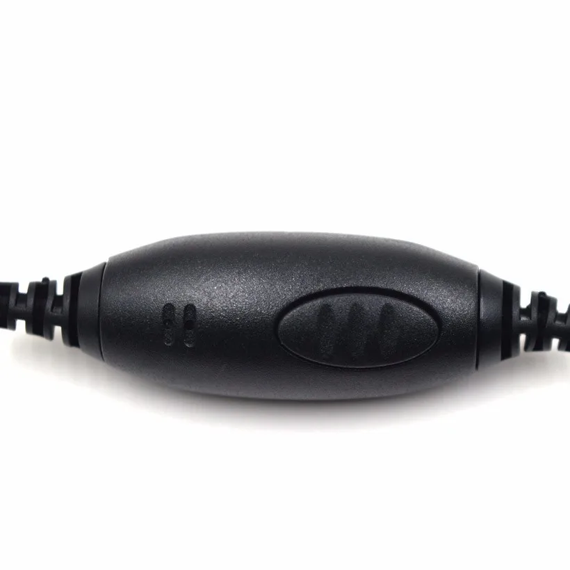 Наушники для мотоцикла с PTT микрофоном 2 Pin ушной крючок наушник для Kenwood KPG Baofeng двухсторонняя рация радио PTT Earpie