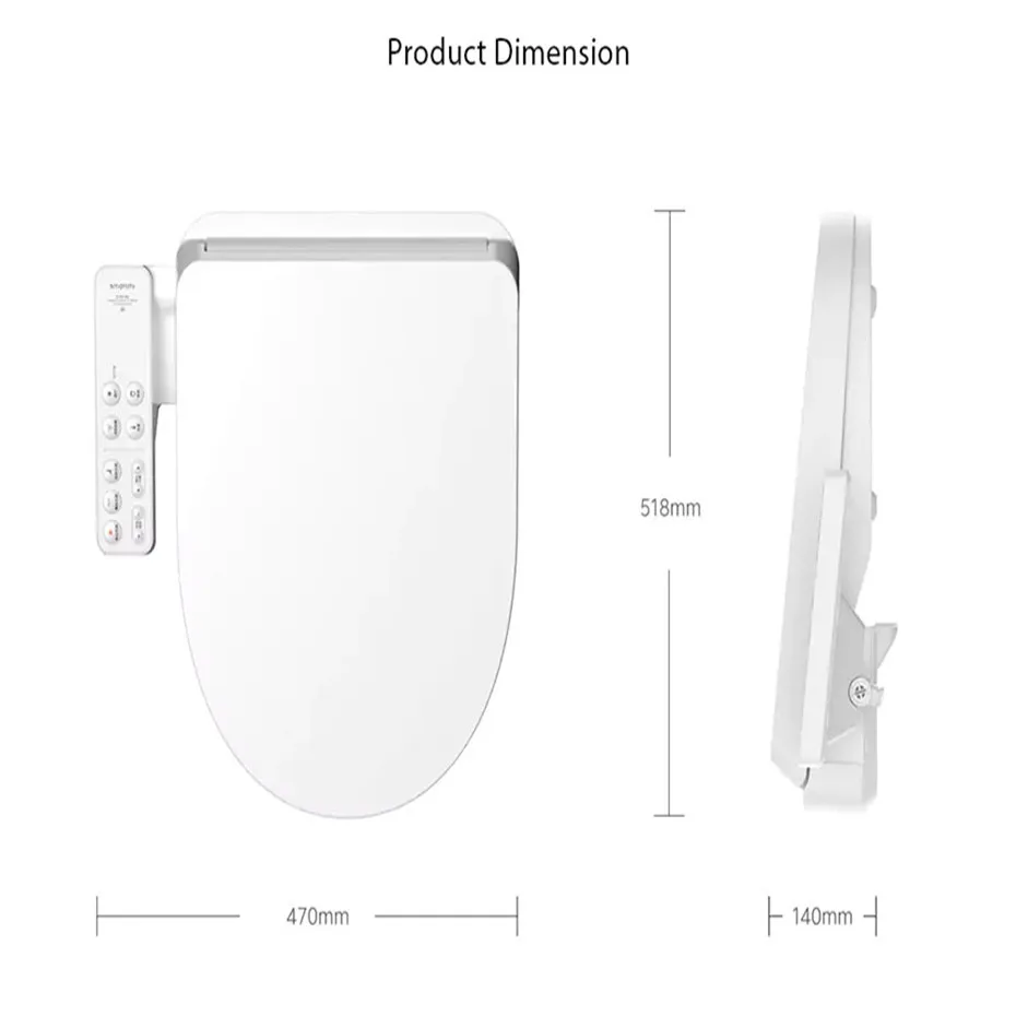 Xiaomi Mijia Smart сиденье для унитаза умывальник удлиненные УФ стерилизации