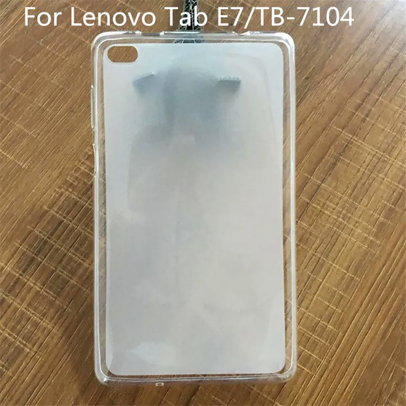 Ультратонкий силиконовый чехол с защитой от падений для Lenovo Tab E7 TB-7104/E8 TB-8304/E10