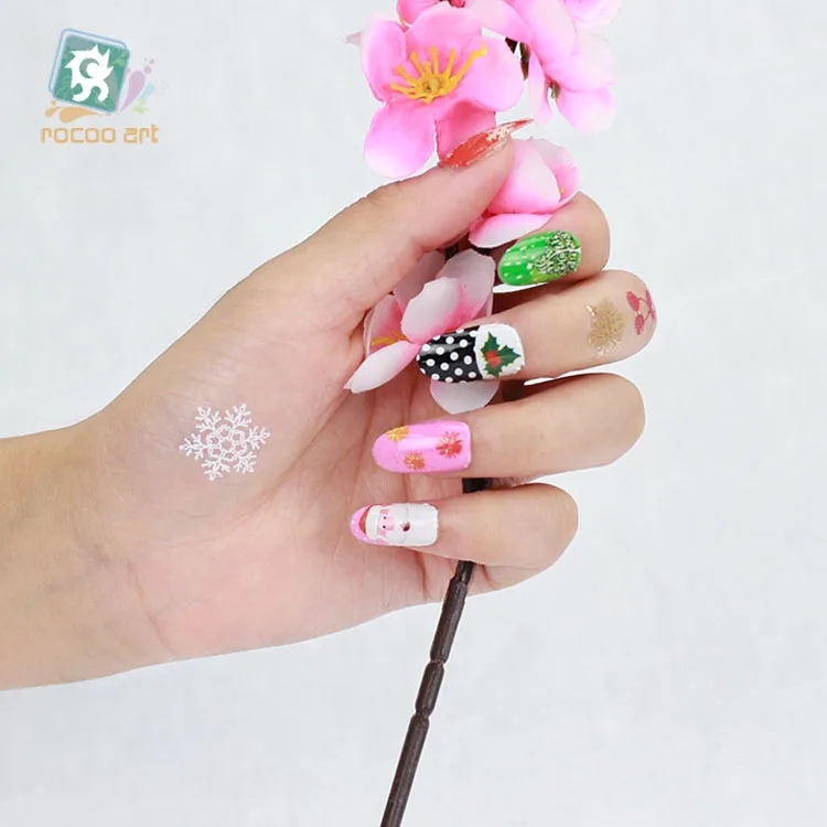 Y52 Series-10pcs стикеры 3D на ногти Nail Art Наклейки самоклеящиеся Фольга для ногтей искусство украшения наклейки и яркими украшениями