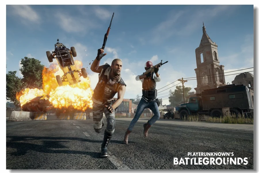 Настенная роспись на заказ постер Battlegrounds игрок Unknown's настенные наклейки PUBG