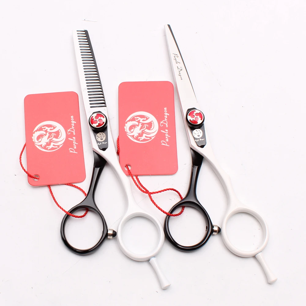 Профессиональные Парикмахерские ножницы Z1018 филировочные фиолетового дракона 5