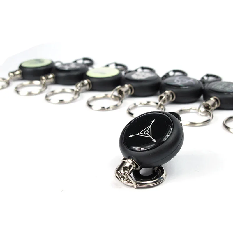 1PC EDC Portable Scalable Retractable Keychain Anti-lost Anti-theft Key Spring Rope ABS Shell Outdoor Camping Equipment | Спорт и
