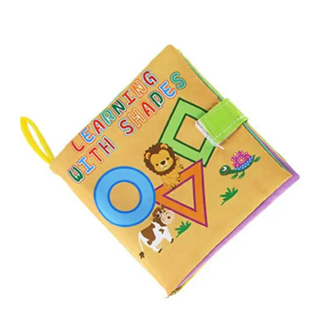 2018 детская тканевая книга с мультяшным животным мягкая обучающая развивающая