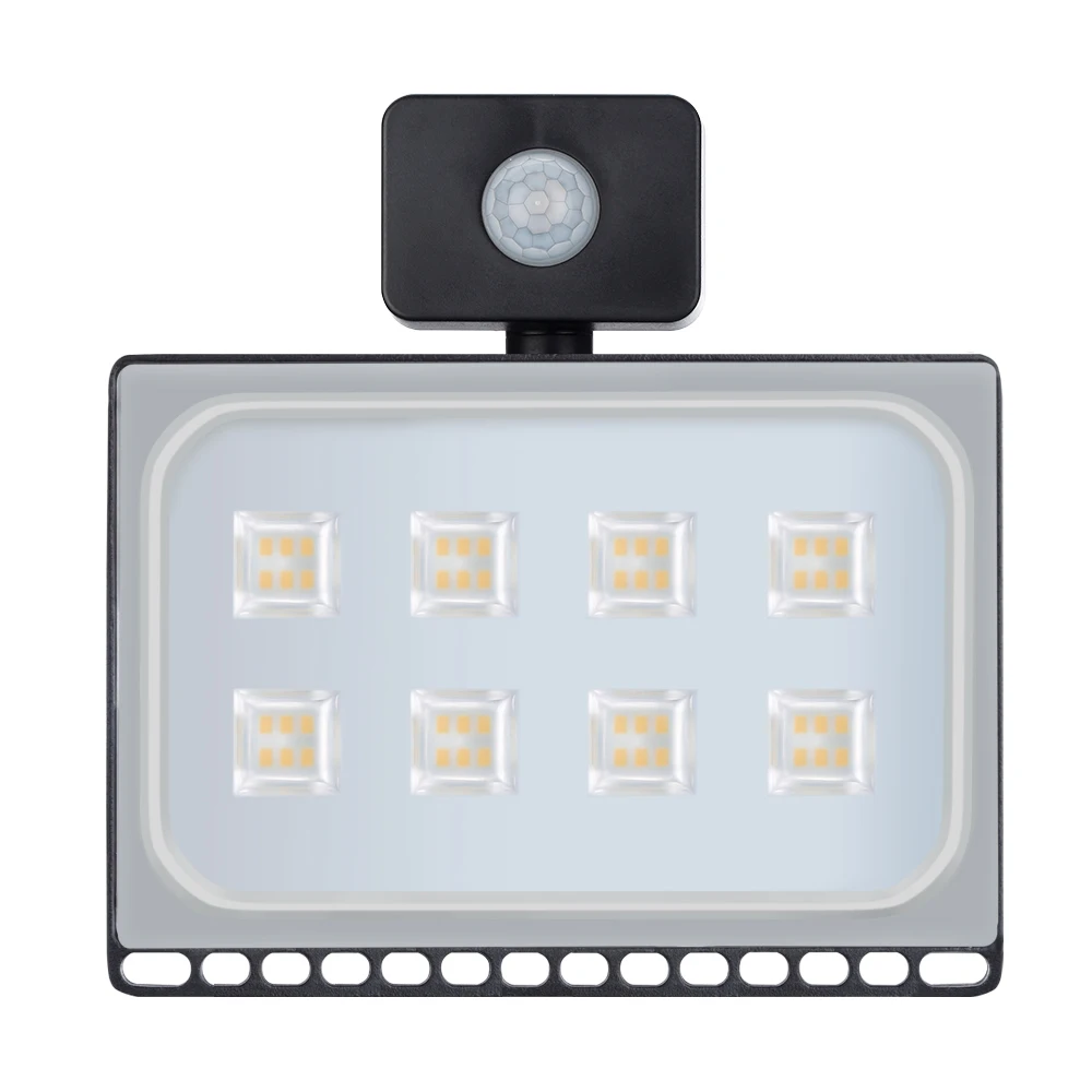 

2PCS Ultrathin Motion Sensor Led Flood Light 50W 110V 220V 4000LM Waterproof IP65 Led Floodlights Spotlights Outdoor Lighting