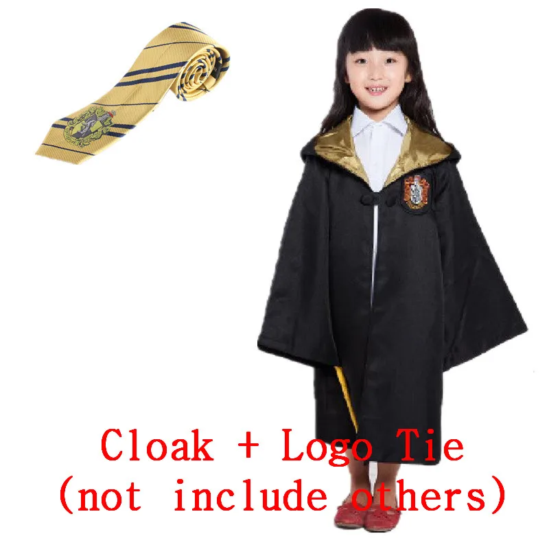 Hufflepuff 18 Детские халаты для взрослых, плащи, галстуки, шарфы, кепки, Маскарадные костюмы, Гриффиндор, шляпы Ravenclaw, мантия, Слизерин, Хаффлпафф, шарфы для мужчин и женщин - Цвет: Hufflepuff 18