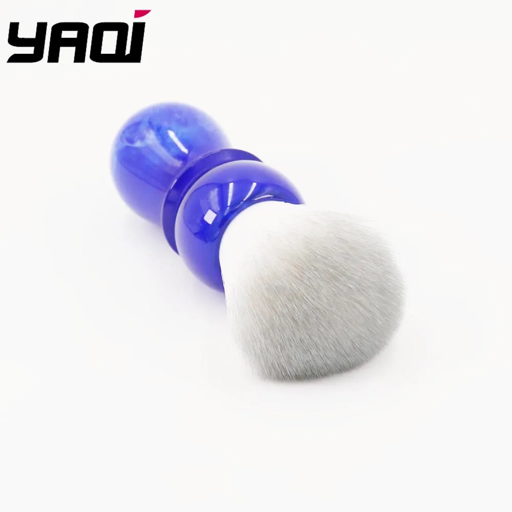 Щетка для бритья с ультратонкой Голубой Ручкой 24 мм|shaving brush|synthetic hair shaving brushhair brush |