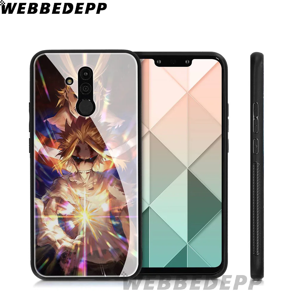 Чехол из закаленного стекла WEBBEDEPP My Hero academic для Huawei Mate 20 P20 P10 P Smart 2019 2018 &amp Honor 10 9 8X 7A