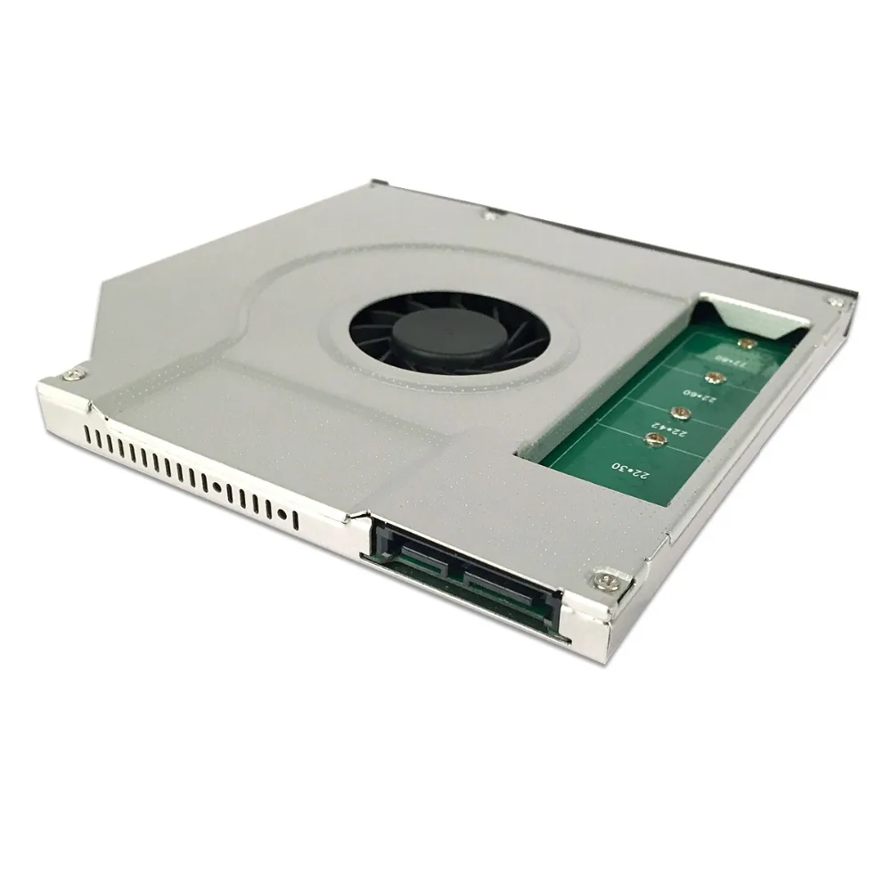 Sunvalley Новинка 9 5 мм SATA M.2 B Ключ NGFF твердотельный диск 2nd HDD Caddy 3 SSD алюминиевый чехол